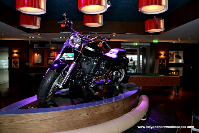 Bike inside Hard Rock Cafe