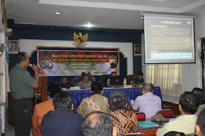PASI OPS KODIM 0725/SRAGEN HADIRI RAKOOR LINTAS SEKTORAL PELAKSANAAN ” OPERASI RAMADNIYA CANDI 2017