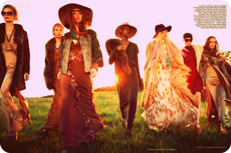 robe hippy chic longue