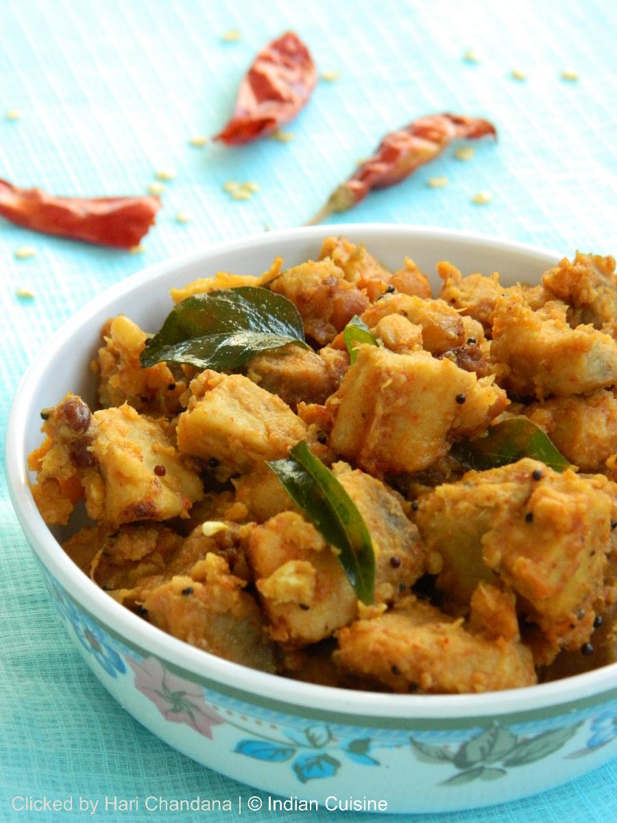 Blend with Spices Sweet and Sour Elephant Yam Curry Recipe