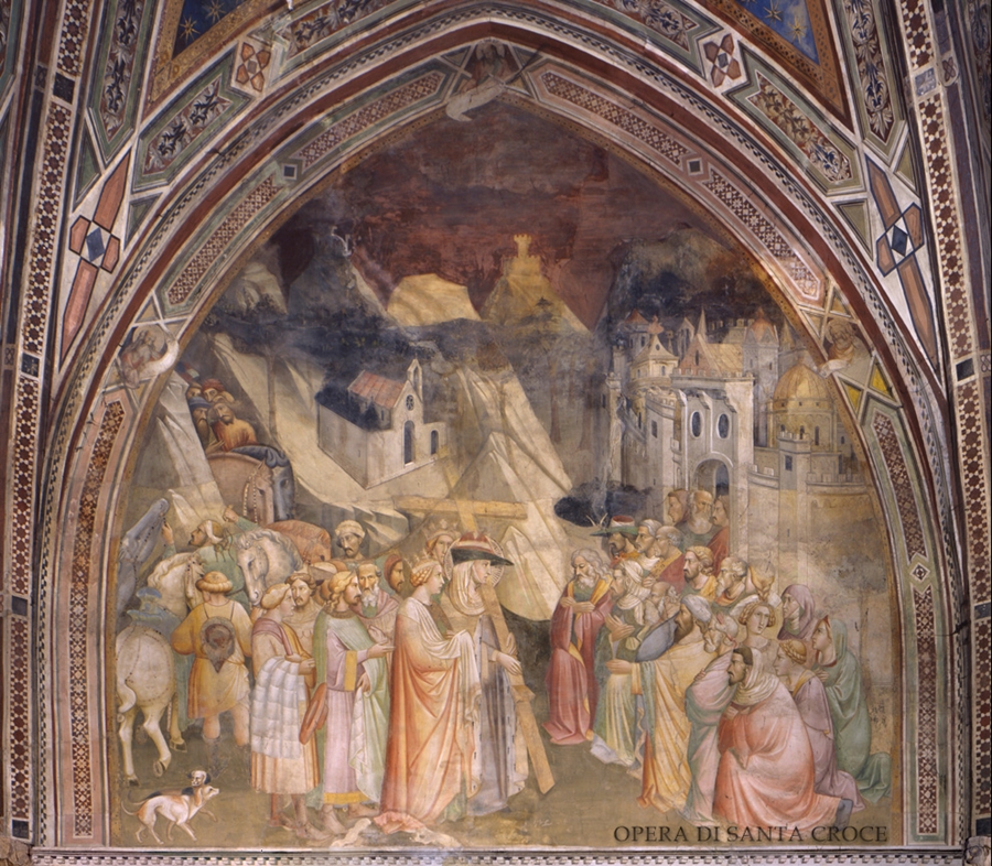 La capilla mayor de la iglesia de Santa Croce de Florencia