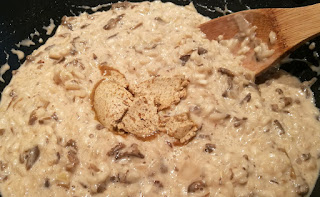 Risotto suppilovahveroista