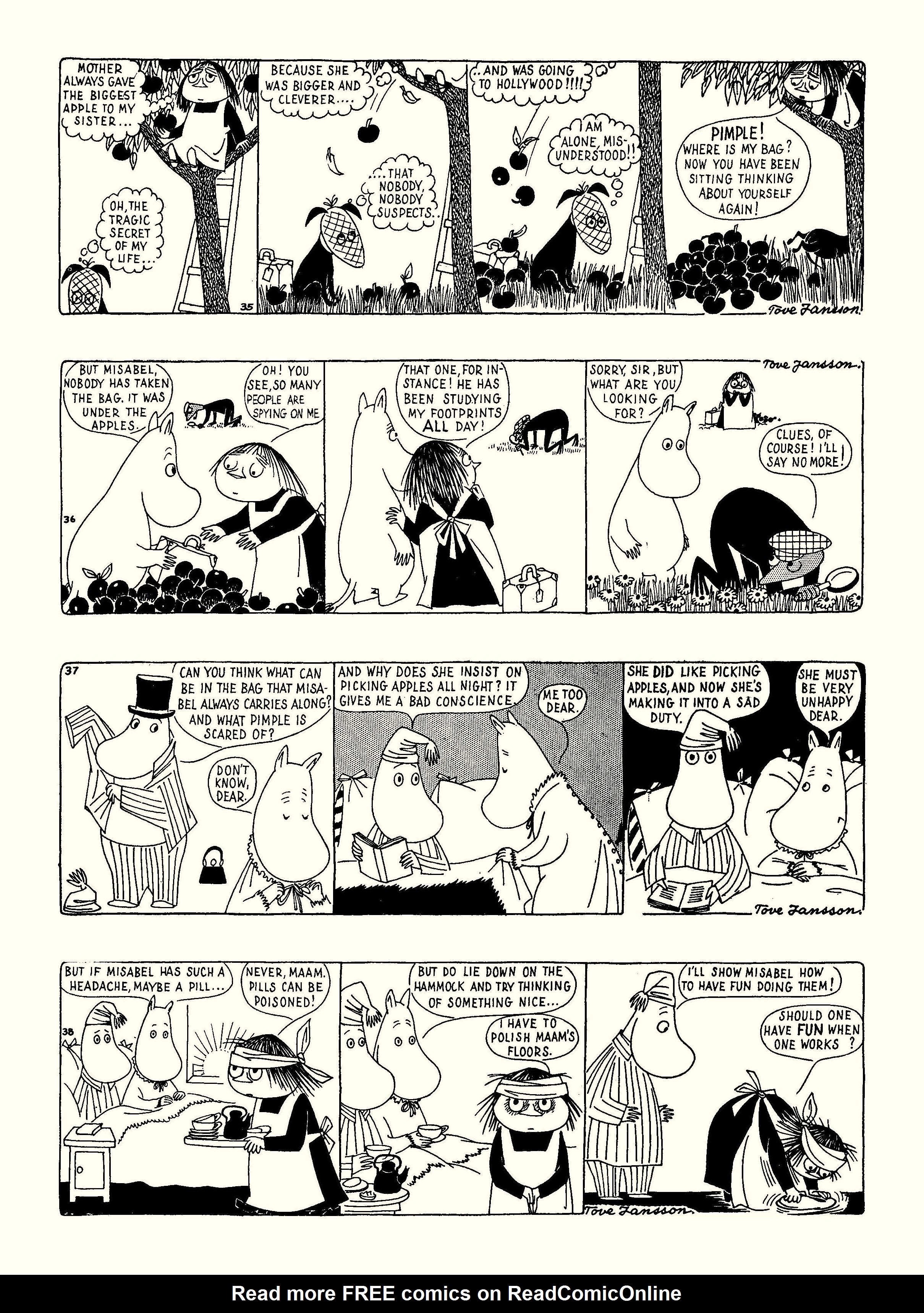 Read online Moomin: The Complete Tove Jansson Comic Strip comic -  Issue # TPB 2 - 36