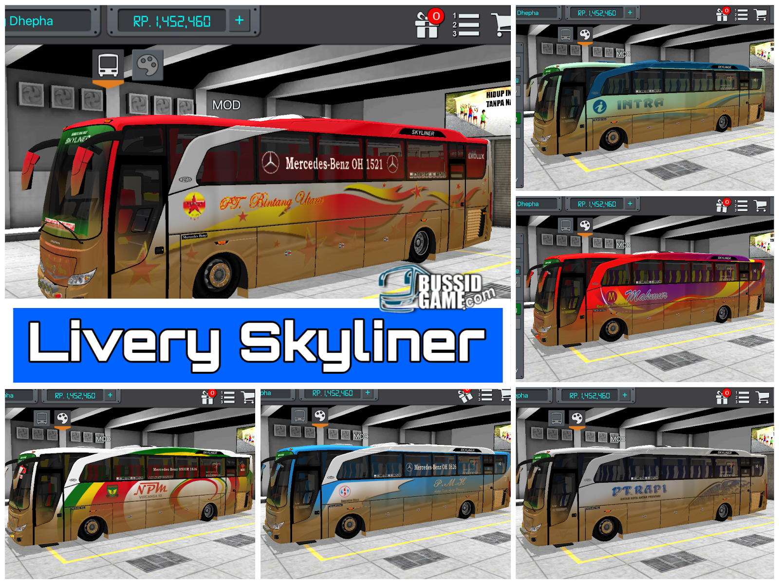 Livery Bus Evolander Shd Bussid Livery Bus