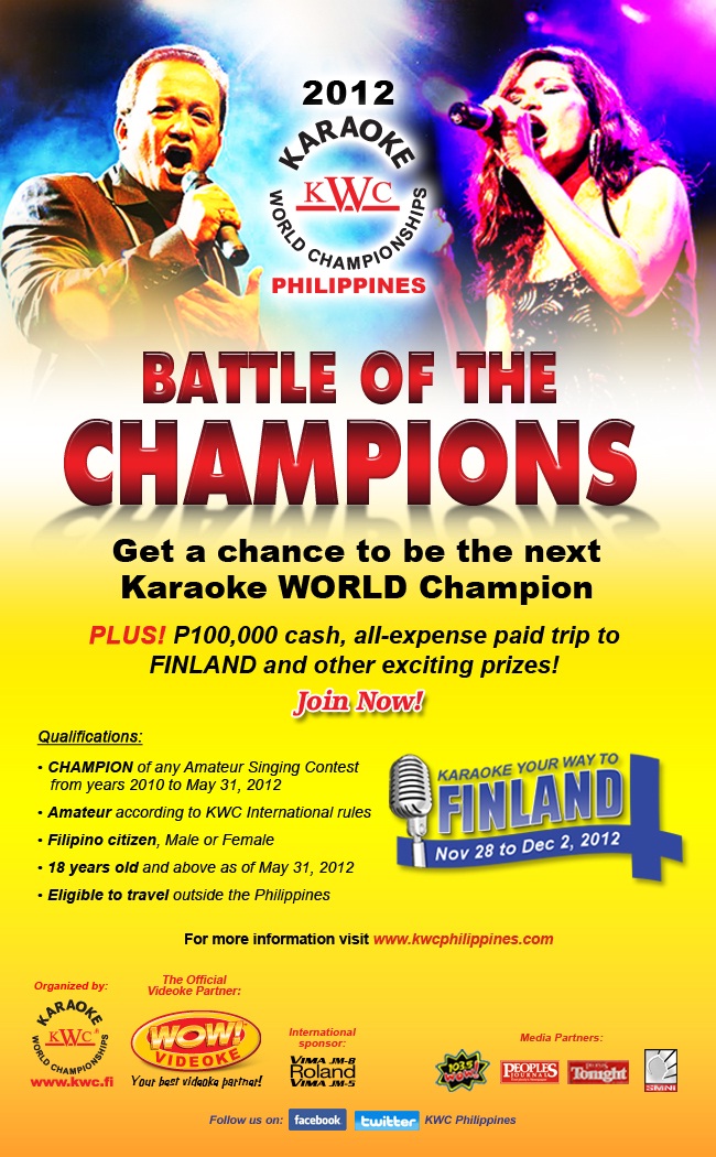 Battle the Karaoke World Championship Philippines Sugarsmile