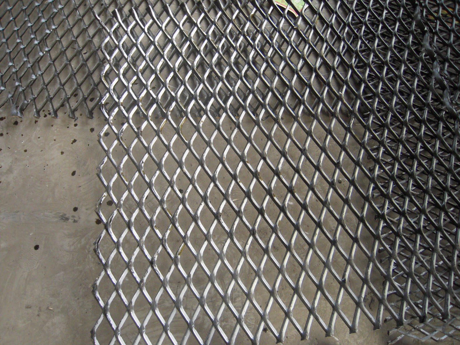 Molly Yan's Area wood lath, metal lath, expanded metal lath