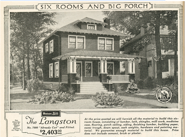 Sears Langston in the 1920 catalog