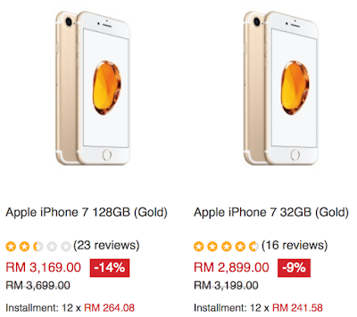 Apple iPhone 7 Malaysia Price Cut