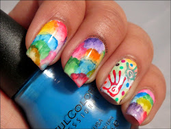 nail holi manicure colorful crazy st