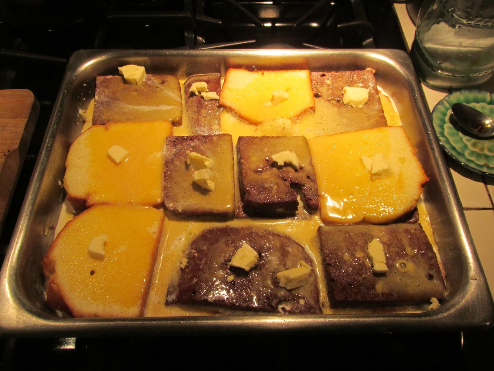 Mystery Lovers' Kitchen Black and White Bread Pudding