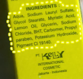 facial foam kelly lemon
