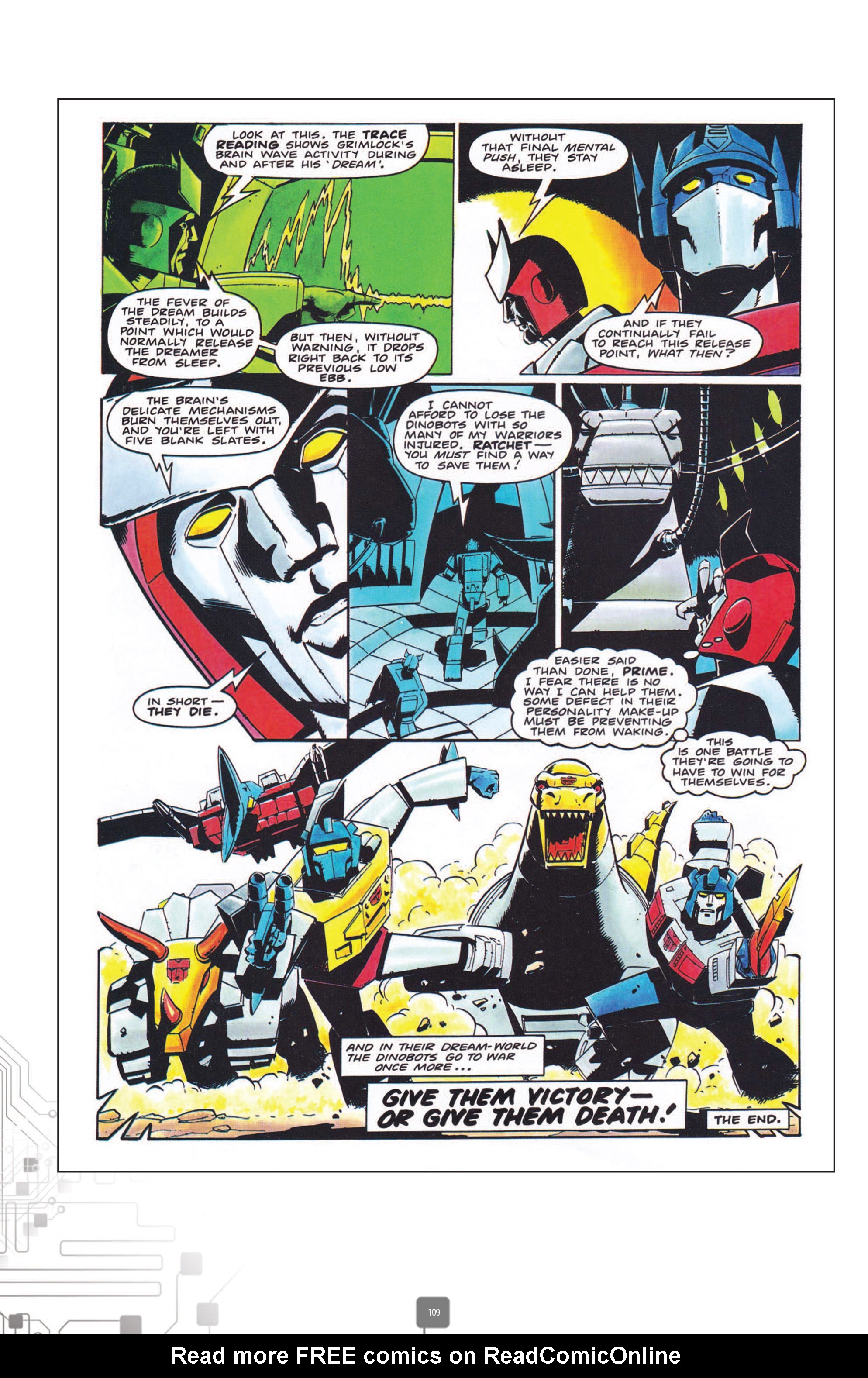 Read online The Transformers Classics UK comic -  Issue # TPB 2 - 110