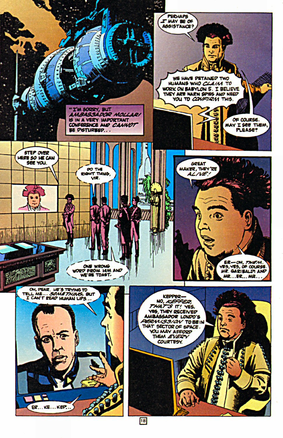 Read online Babylon 5 (1995) comic -  Issue #8 - 19