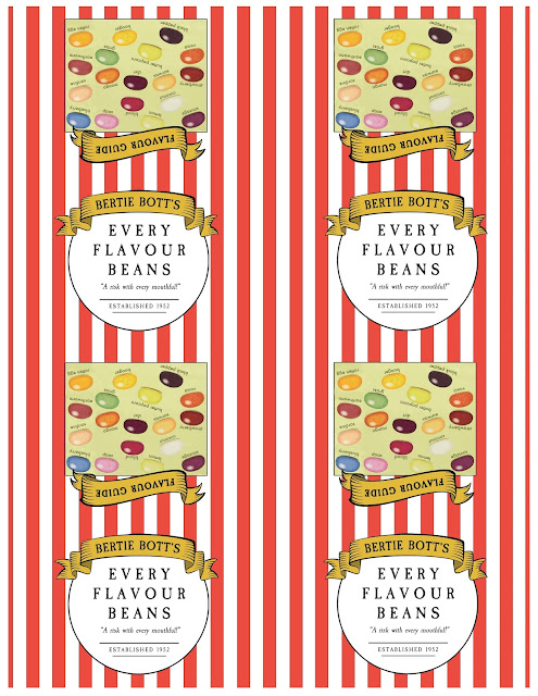 FREE downloadable label for Bertie Bott's Jelly Beans using Trader