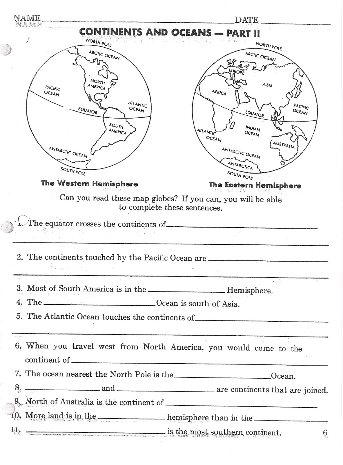 continents-worksheets-for-2nd-grade
