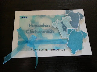Karte zur Geburt von Silvi Unabh. Stampin' Up! Demonstratorin Jena Thüringen