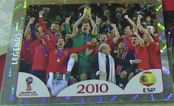 Marruecos Hakim ziyech Panini Copa del Mundo 2018 Nº 166 versión para Suiza de oro