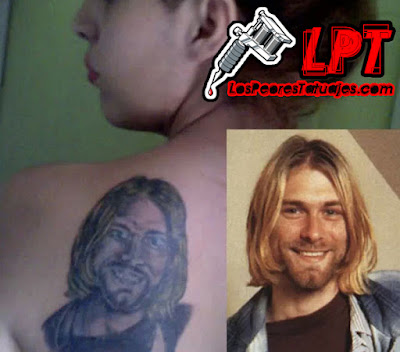 Tatuaje FAIL : Kurt Cobain