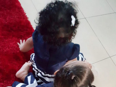 Nadia Buari Shows Off Her Twin Baby Girls