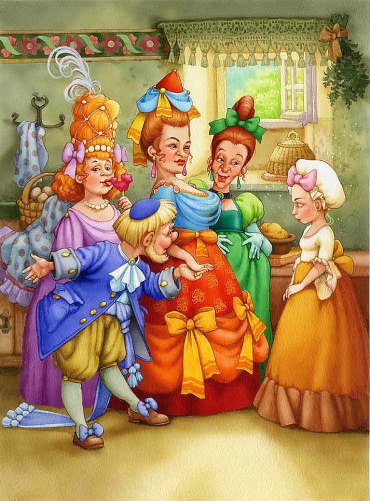 Сказка золушка картинки к сказке
