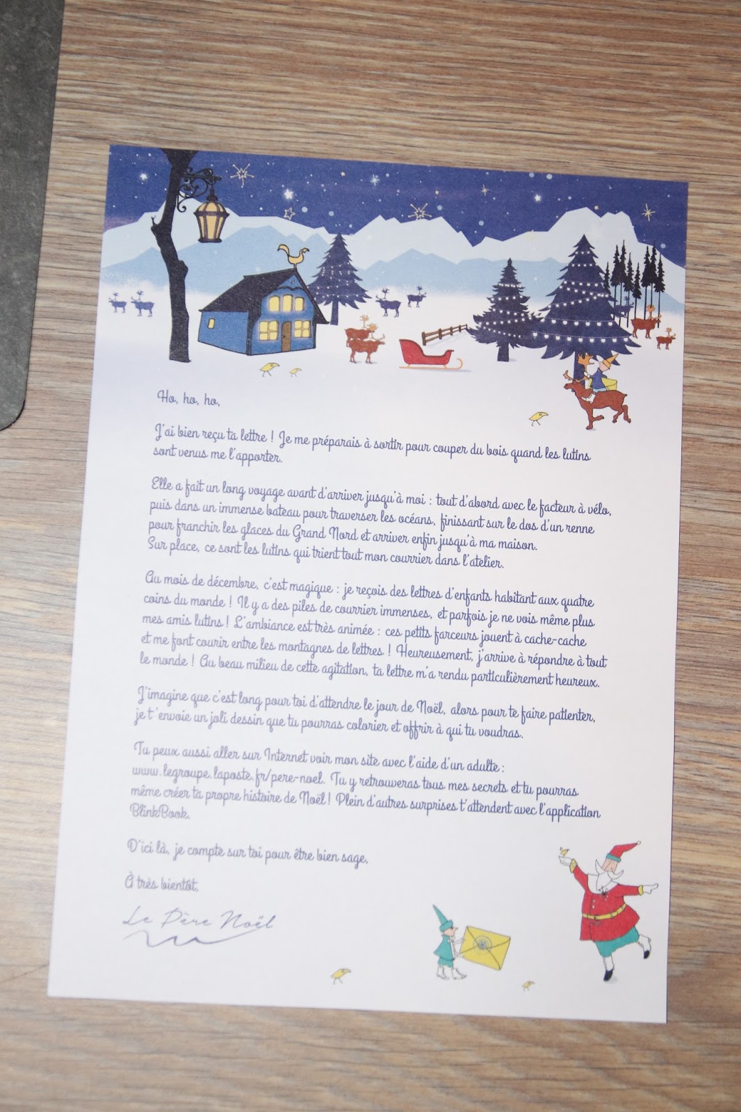 Une trace de vie: Lettre au Père Noël et sa réponse