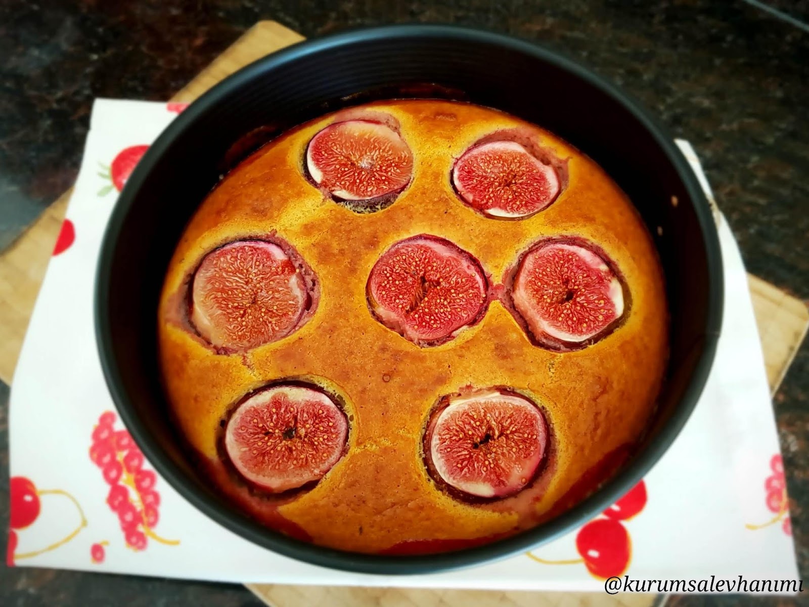İncirli Kek (glutensiz şekersiz) Kurumsal Ev Hanımı