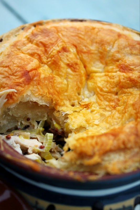 Calso Cooks from the Sustainable Larder Turkey and Leek Pie