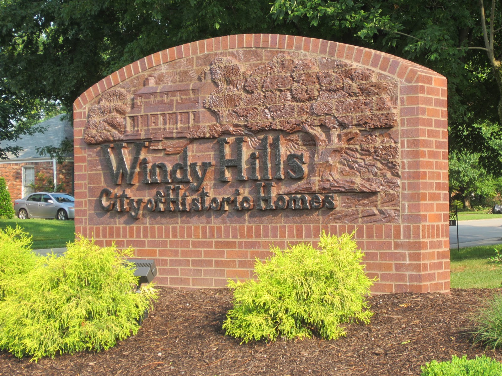 Brick Carving Windy Hills