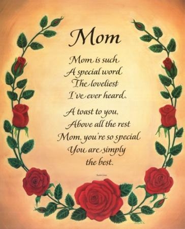short poem on mother in english