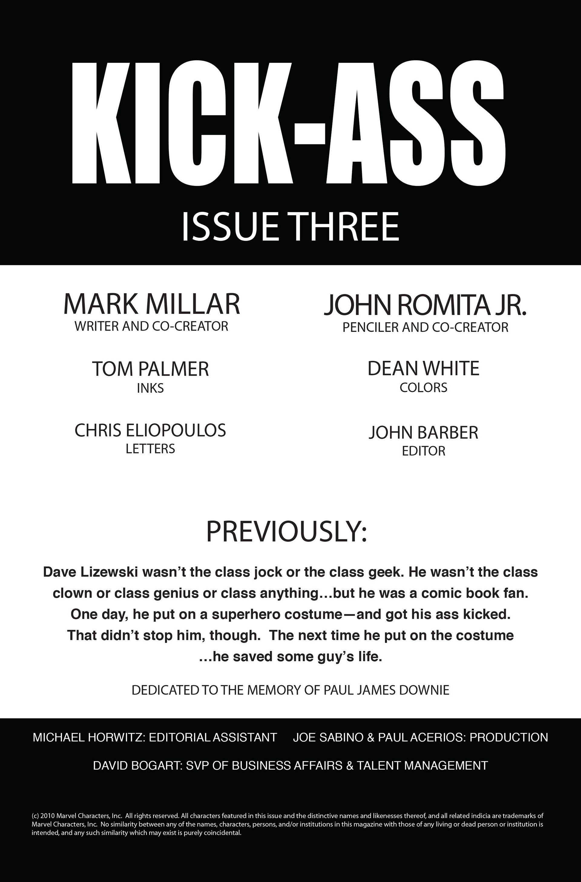 Read online Kick-Ass comic -  Issue #3 - 2