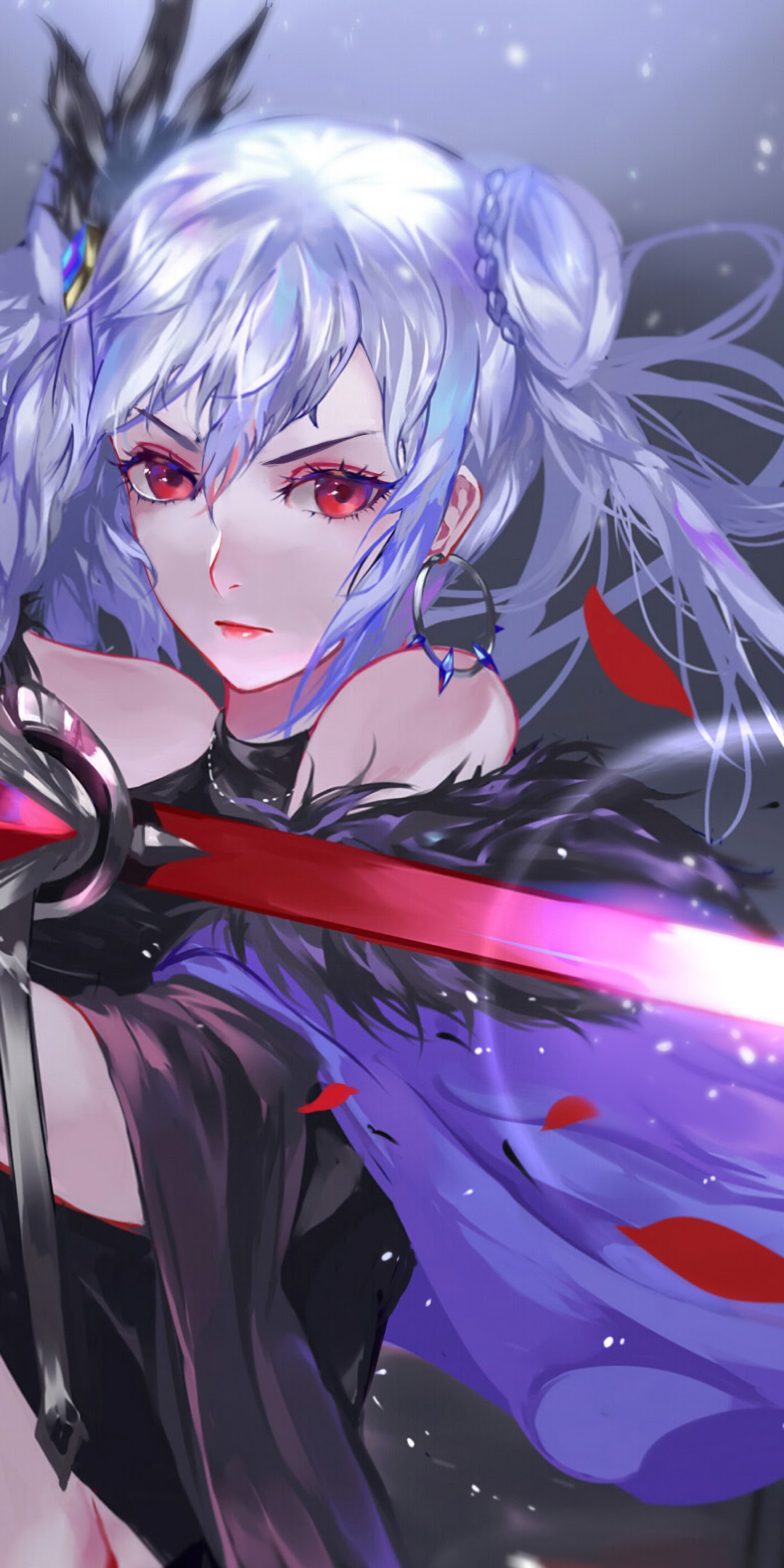 Anime Girl Warrior Fantasy Sword 4k 3840x2160 Wallpaper 11