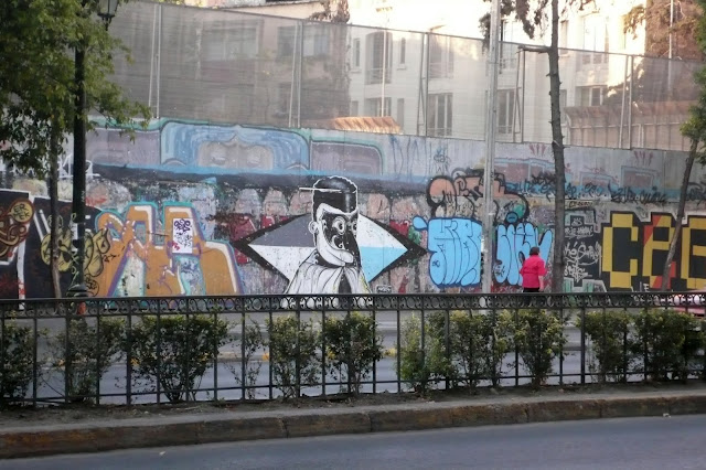 street art in santiago de chile barrio lastarria arte callejero 