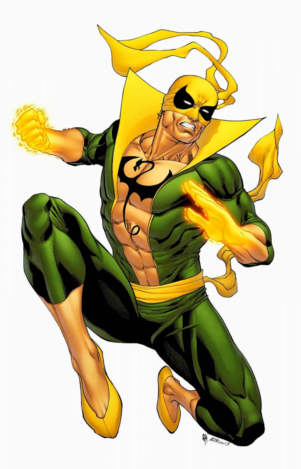 comic cartoons Iron Fist