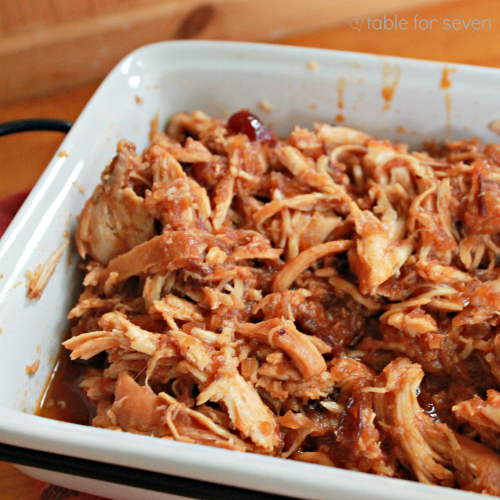 Crock Pot Cranberry Chicken • Table for Seven