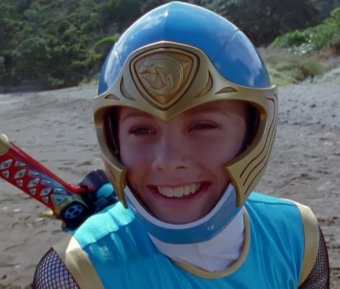 Tori Hanson is the Blue Wind Ranger and is the first female Blue Power Rang...