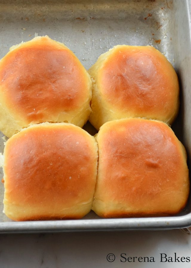 Copy Cat Kings Hawaiian Rolls are a dinner time favorite! They are great for Thanksgiving or Christmas and a favorite for sandwiches from Serena Bakes Simply From Scratch.