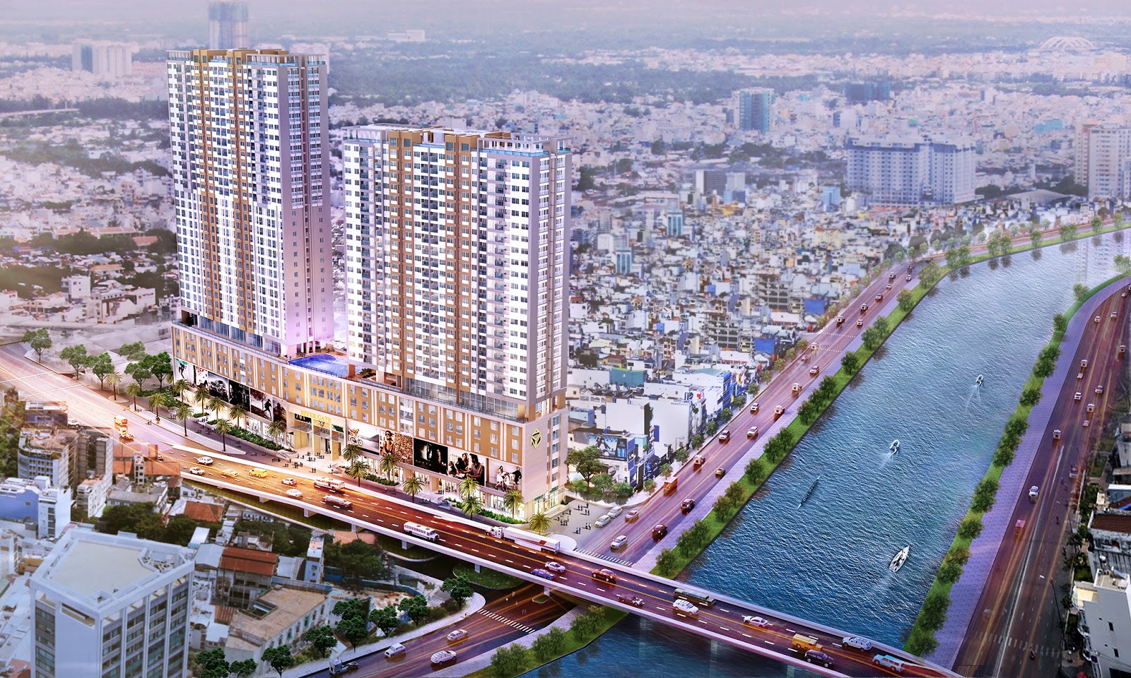 RiverGate Apartment Project , District 4, Fully Modern Fanstatic view