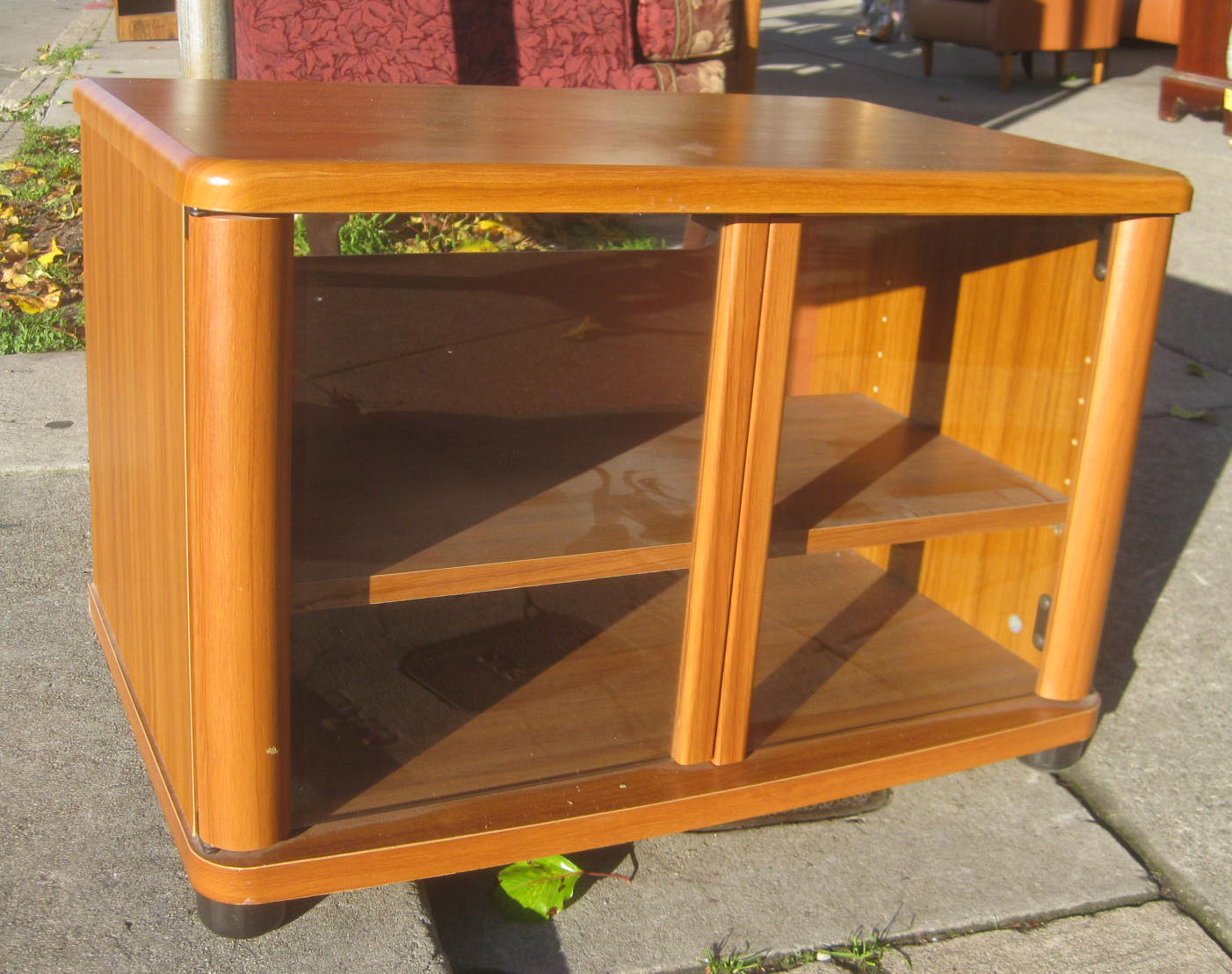UHURU FURNITURE & COLLECTIBLES: SOLD - Short TV Stand - $25