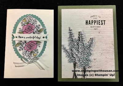 Stampin' Up! Lots of Happy Card Kit Alternate Card kit Layering Ovals Wood Texture