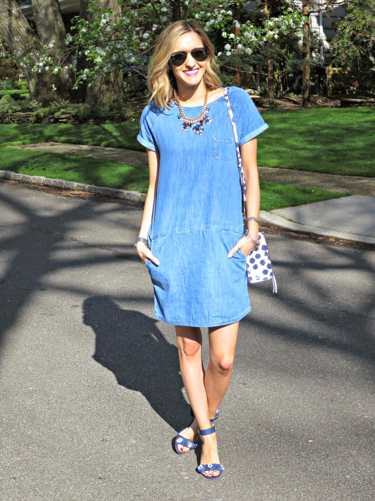 Michelle's Pa(i)ge | Fashion Blogger based in New York: DENIM + DOTS