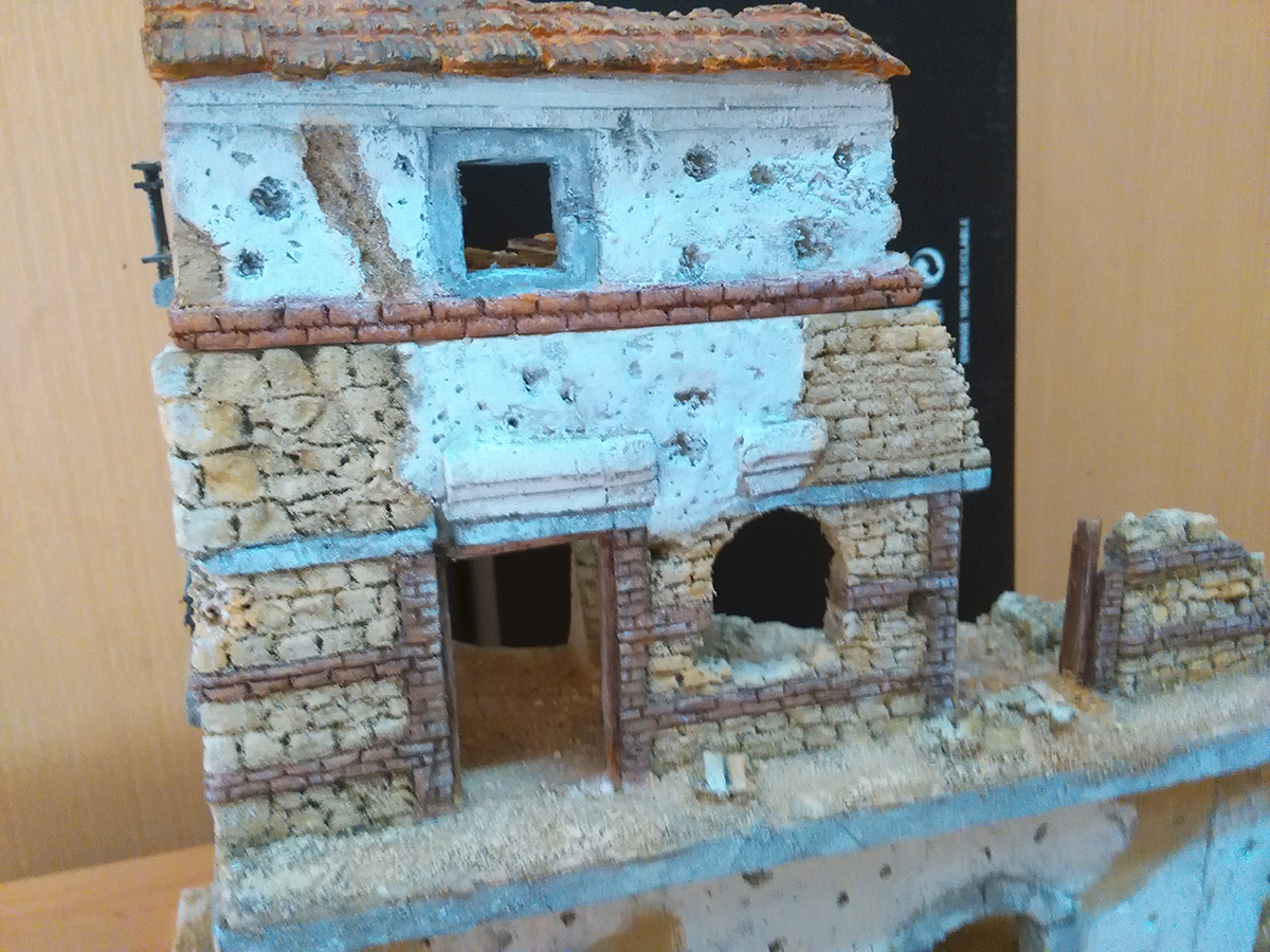 Wargames a 1/72 y Otras escalas: Casa derruida. Final