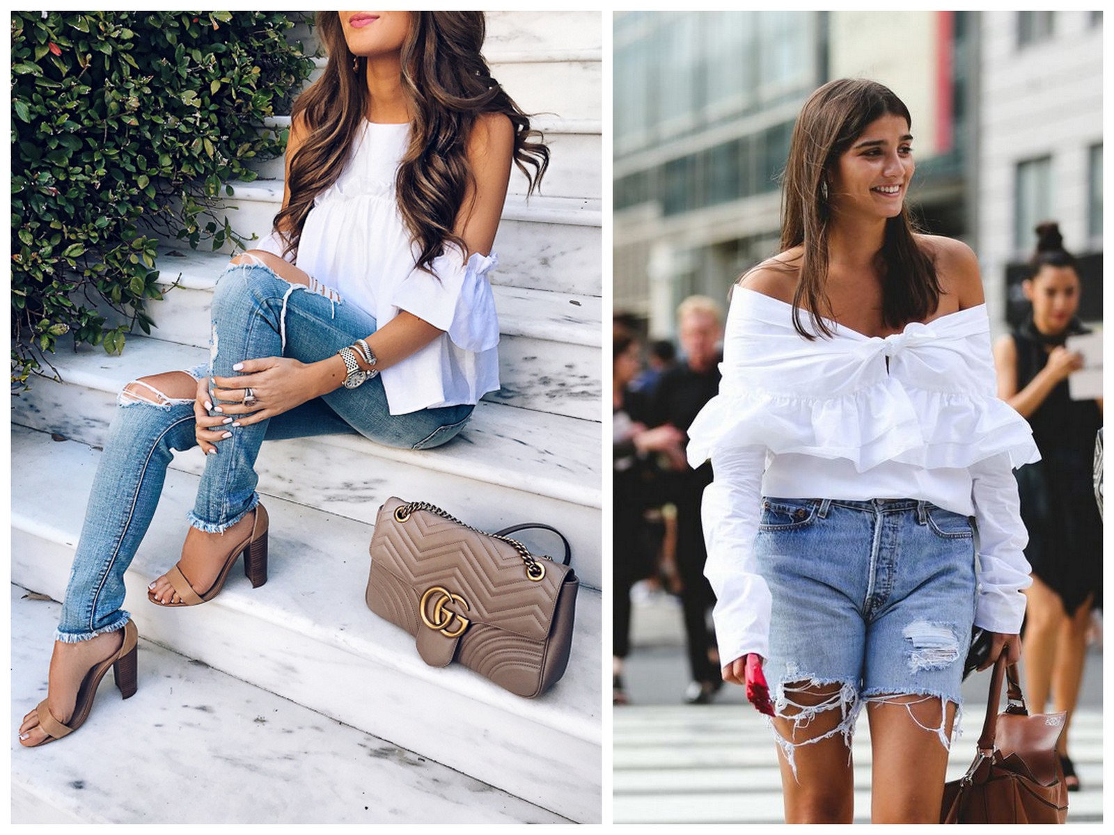 Fashion Inspiration for Off the Shoulder Tops 2017 [CoolChicStyleFashion]