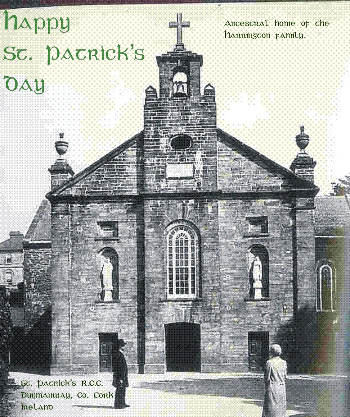 Harrington Family of Dunmanway, County Cork, Ireland First Generation