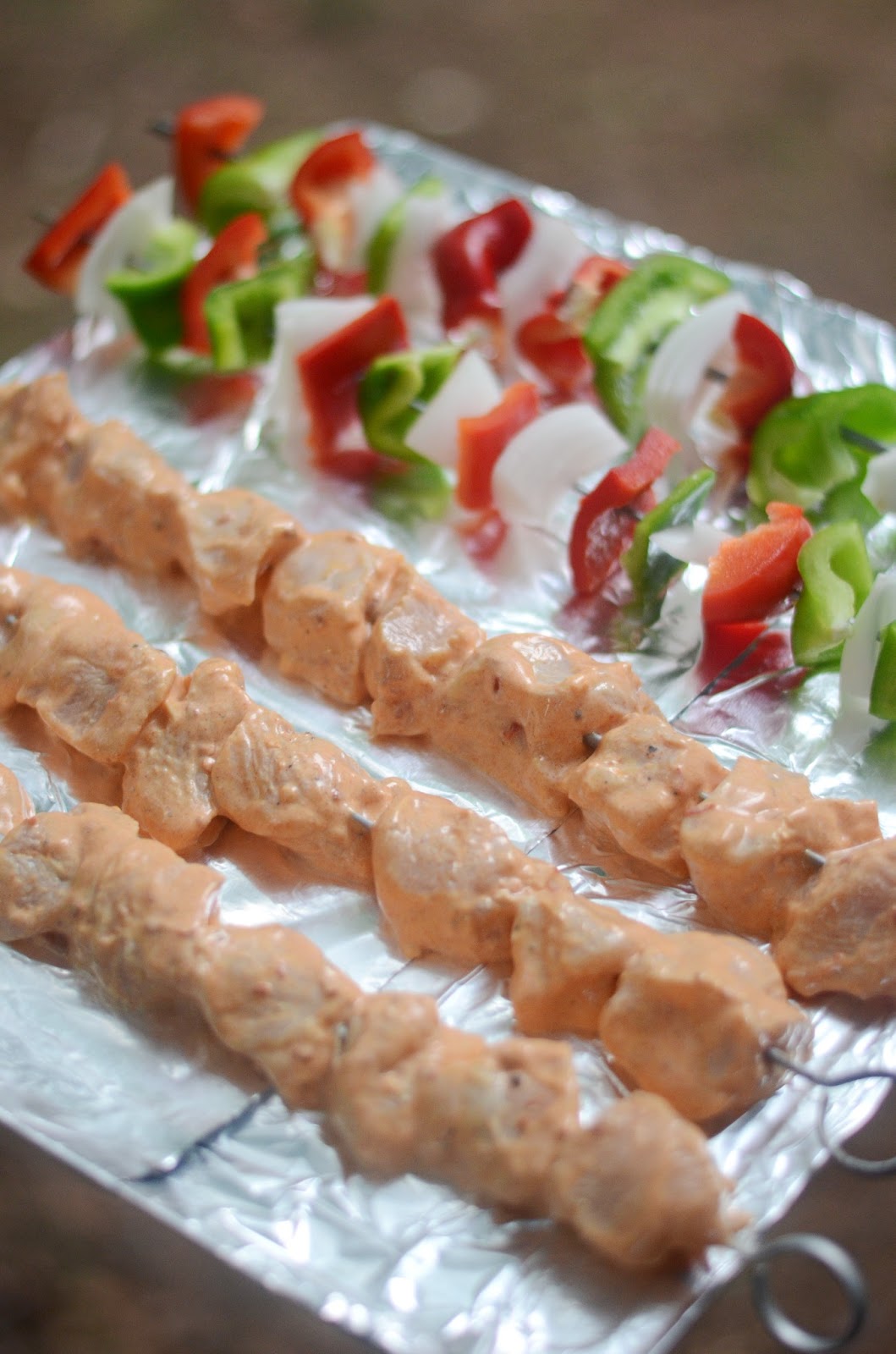 IRON & TWINE Recipe Chicken Kebabs With Yogurt Marinade