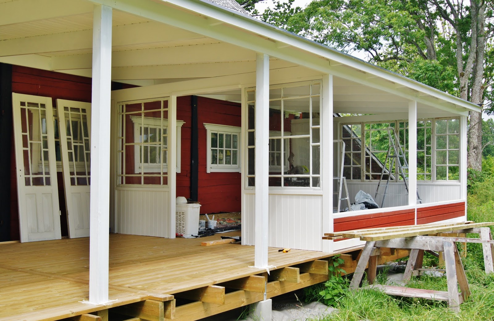 Norregård: Blivande TheVerandan......:))