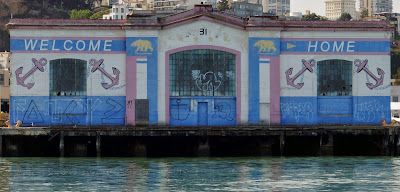 Pier 31 San Francisco - Welcome Home Mural