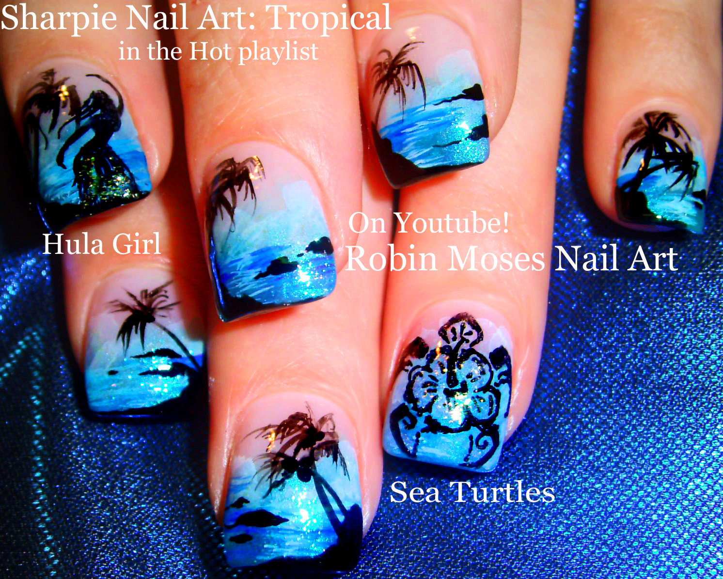 Robin Moses Nail Art Grape Vine Vinyard Nail Art "grapevine nails