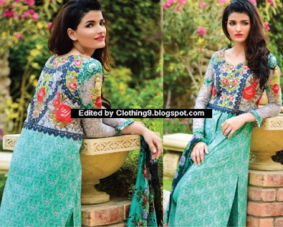 Lakhany - Charlotte Digital Embroidered Eid Dresses
