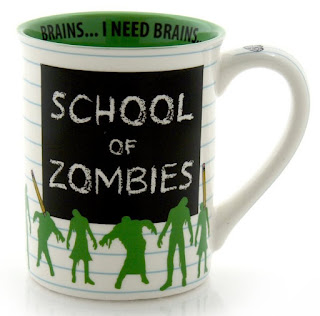 A fun cup for anyone who loves zombies...and needs brains, LOL.