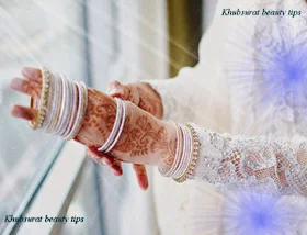 White bangles for brides